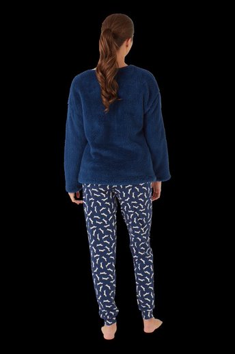 Marlon Supersoft Pyjamas With Dalmation Print Bottoms