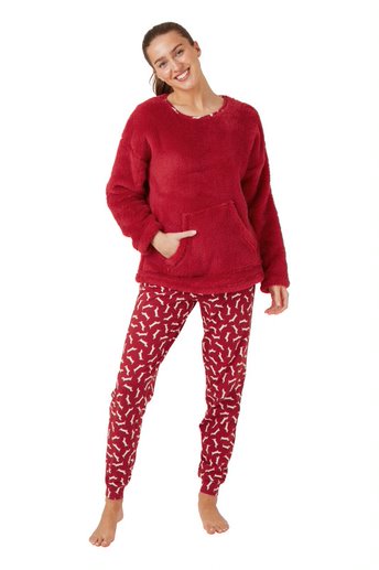 Marlon Supersoft Pyjamas With Dalmation Print Bottoms