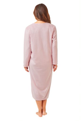 Super Soft Shimmer Fleece Plain Nightdress