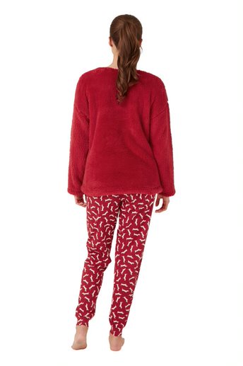 Marlon Supersoft Pyjamas With Dalmation Print Bottoms