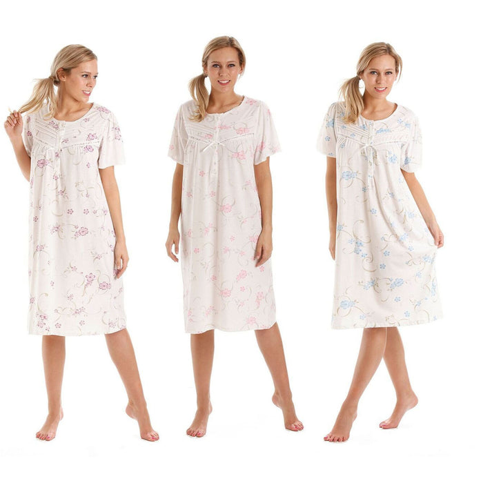 Buy D4DGee Women's Hosiery Cotton Full Sleeve Nightwear Nighty