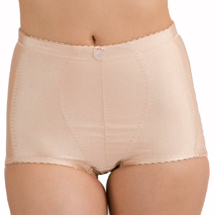 La Beauforme Firm Control Satin Front Girdle Tummy And Thigh