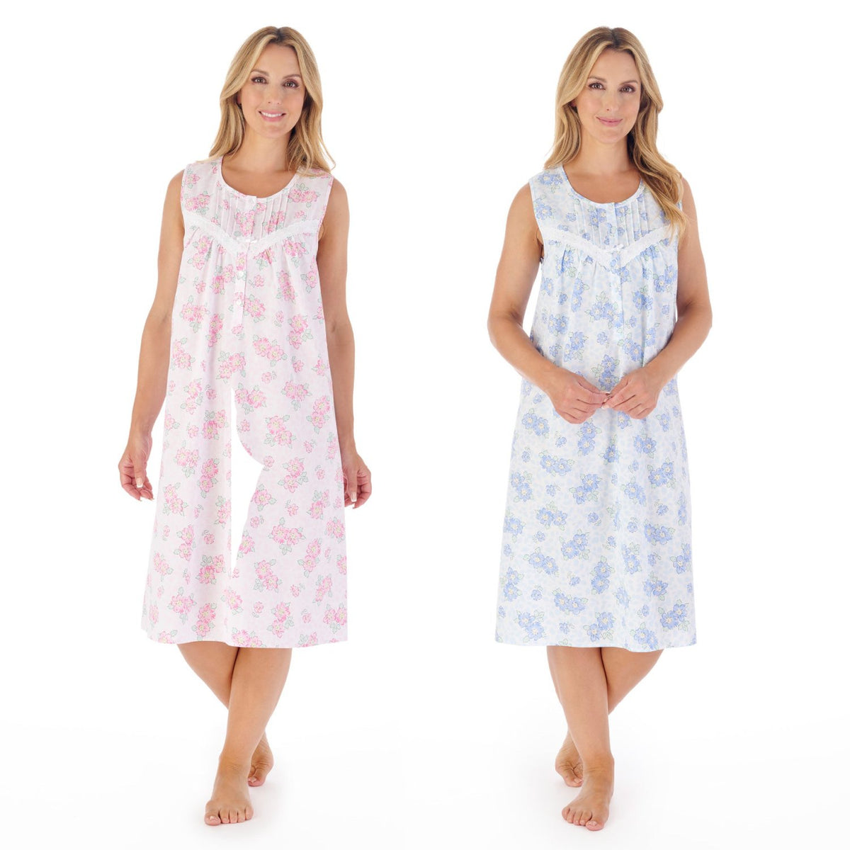 100% Cotton Nightdresses / Nightgowns Size S, M, L, XL, XXL, XXXL