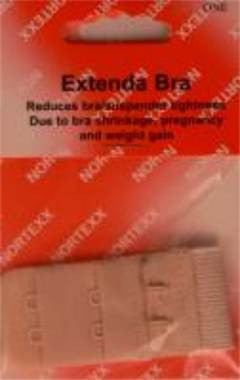 Non-elastic bra extenders