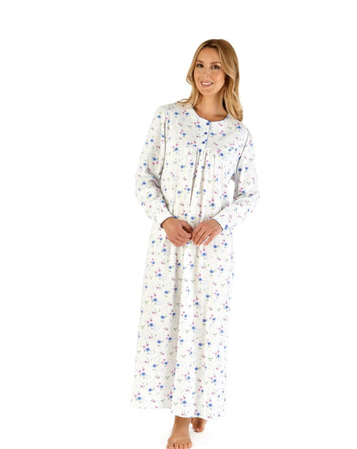 Long sleeve 2024 jersey nightdress