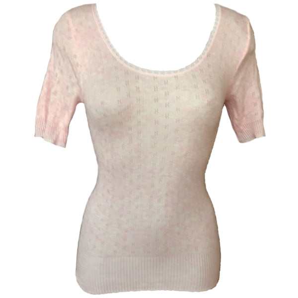 Ladies Long Sleeve Thermal Vest - Snowdrop Design