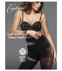 Buy Diamond Pattern Bum, Tum And Thigh Shaping Tights from Next